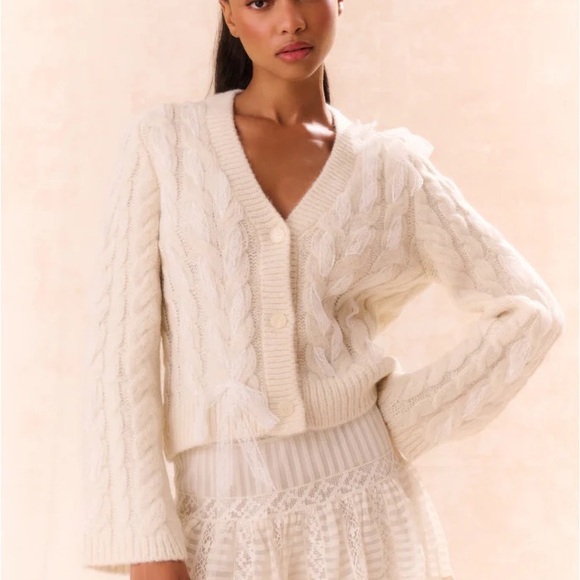 LoveShackFancy Sweaters - LOVESHACKFANCY Lourella Cardigan